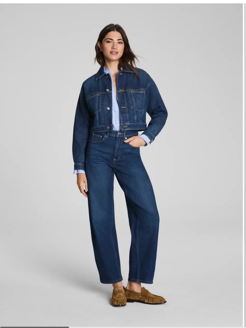SPANX Barrel Leg Jeans